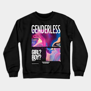 Genderqueer | Human Pride Crewneck Sweatshirt